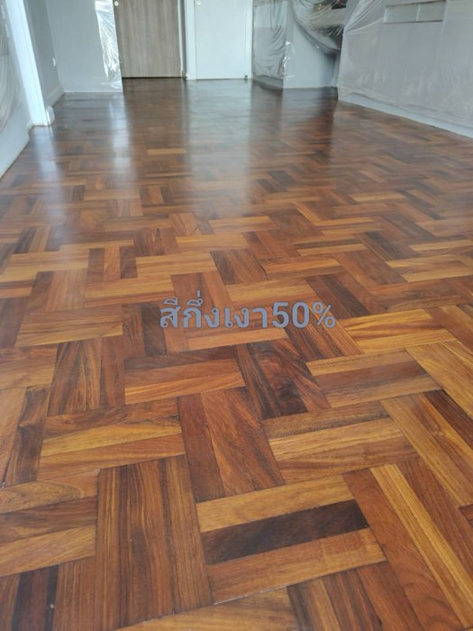 ขัดพื้นไม้ลายก้างปลา โดย TCH Teamwood ช.ฉลองงานไม้